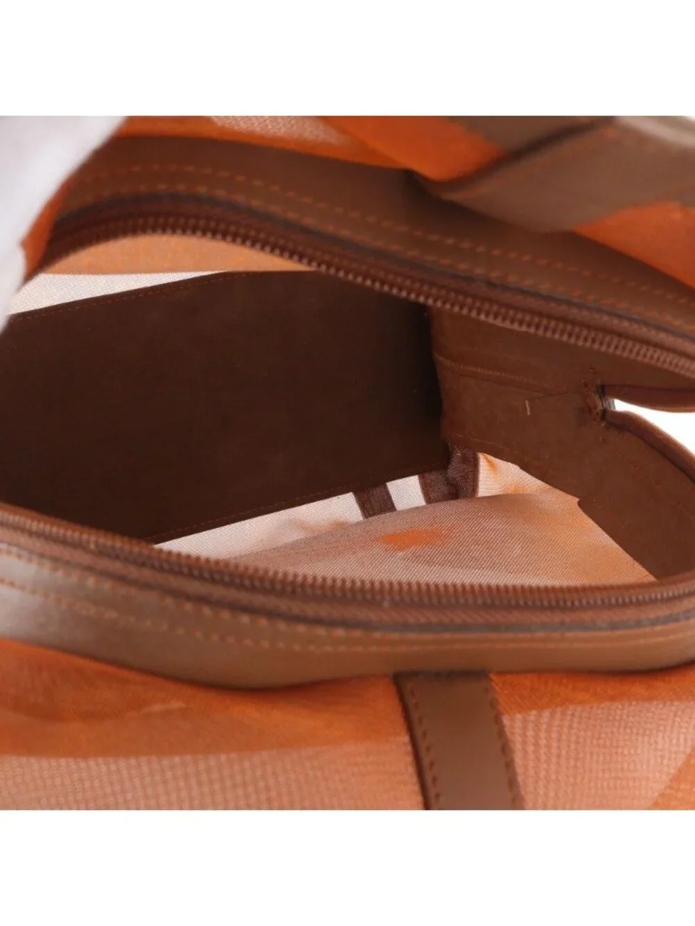 Loewe Mesh Leather Backpack Shoulder Bag